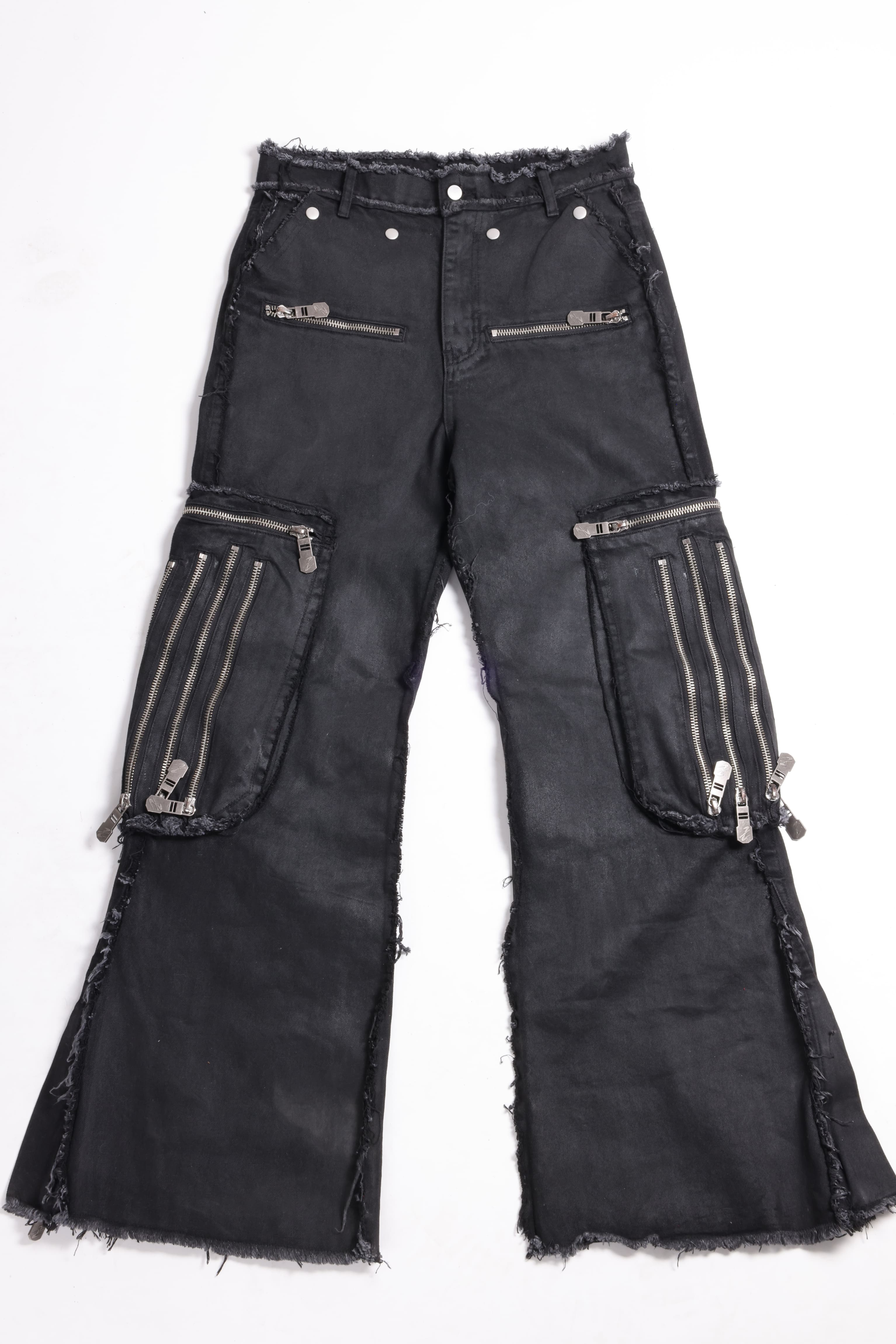 I SHII / 4-POCKET WAXED DENIM - Black 【公式通販】